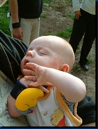 Auch unsere Jüngste war ungewandet